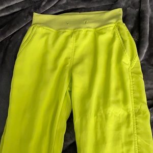 Yellow/green shinestar pants